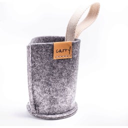 Funda para Botella de Cristal - Sleeve, 0,4 L - Gris
