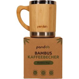 pandoo Taza de Bambú y Acero Inoxidable - 1 pieza